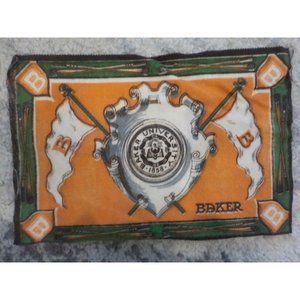 Antique 1910’s Baker University 2-Sided Felt Tobacco Insert (8.25" x 5.50")